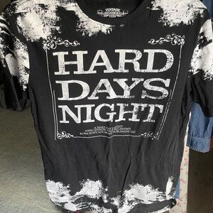 Black Short Sleeve Top